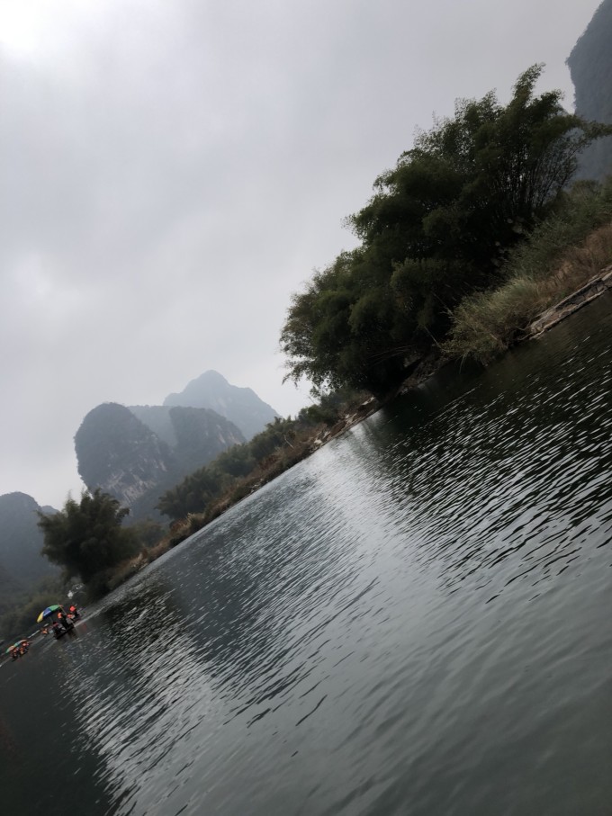 漓江竹筏图片2018，流淌在时光中的静美画卷