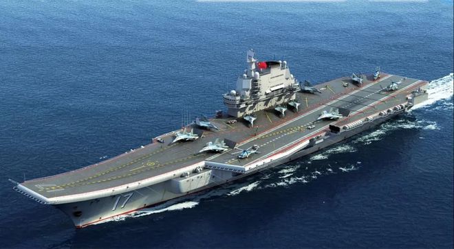 辽宁号与山东舰，双舰合璧，共筑强国梦