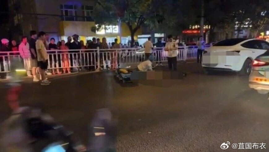 一家三口被撞身亡前，婴儿曾看向肇事车