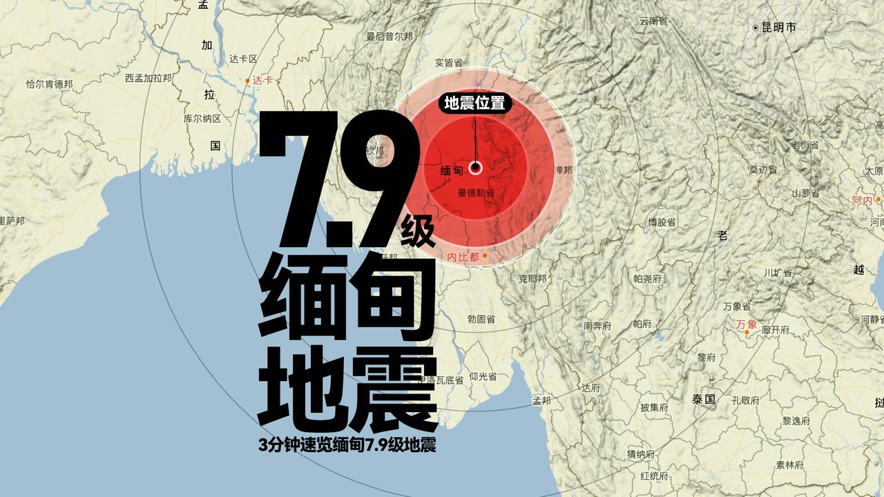 缅甸地震带图，解读与解析