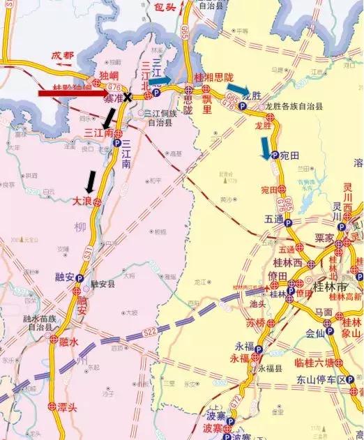 广西龙胜高速线路图，探索与未来展望