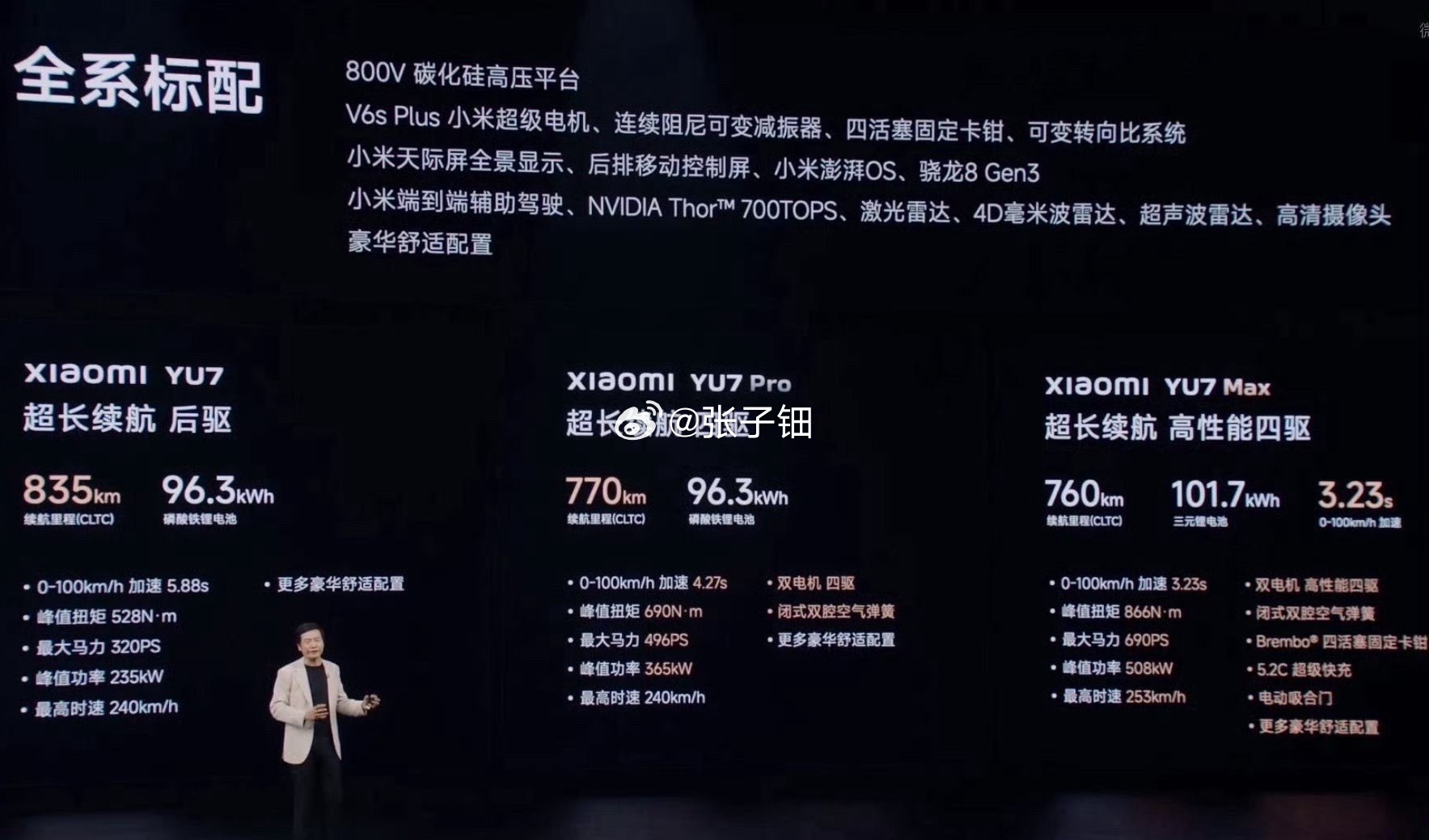 博主疑泄密小米YU7试驾评测视频，一探究竟！